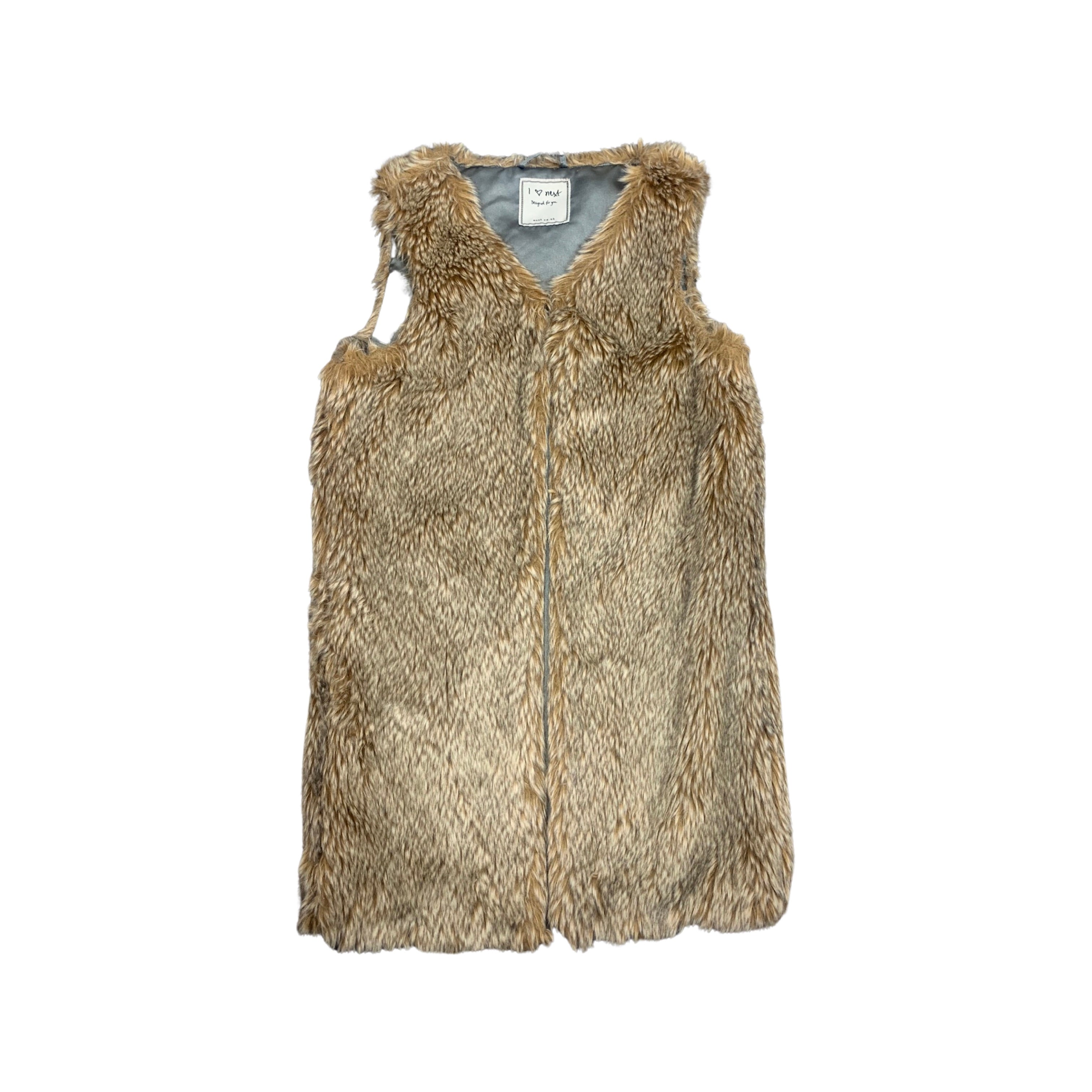 Girls faux fur on sale gilet